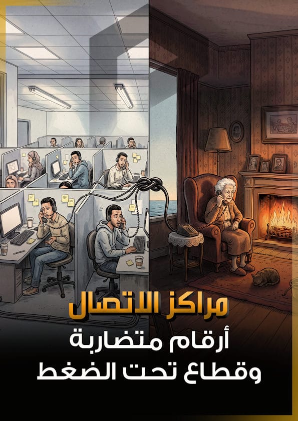 مراكز النداء…أرقام متضاربة وقطاع تحت الضغط