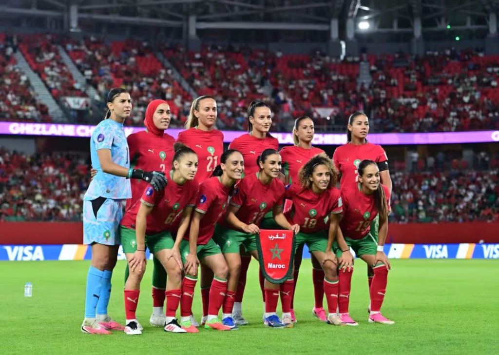 المنتخب المغربي للسيدات خلال بطولة كأس الأمم الأفريقية للسيدات 2026 © FRMF