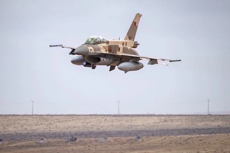 إحدى مقاتلات F-16 المغربية - الحقوق محفوظة