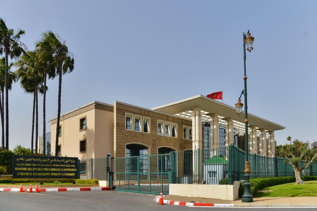 مقر وزارة الشؤون الخارجية والتعاون الإفريقي والمغاربة المقيمين بالخارج بالرباط © AmineAmraniJutey / Wikimedia Commons – CC0.