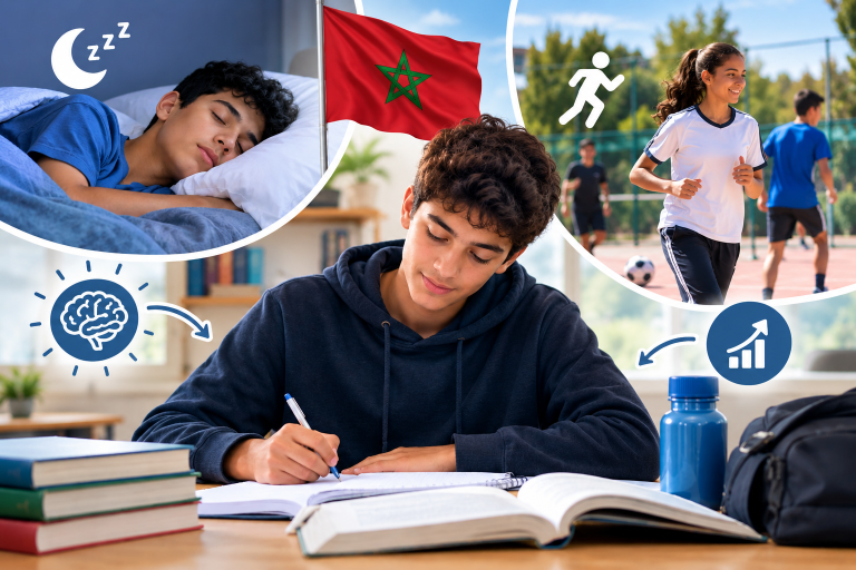 دراسة: النوم والنشاط البدني يحسنان الأداء الدراسي والرياضي لدى المراهقين المغاربة