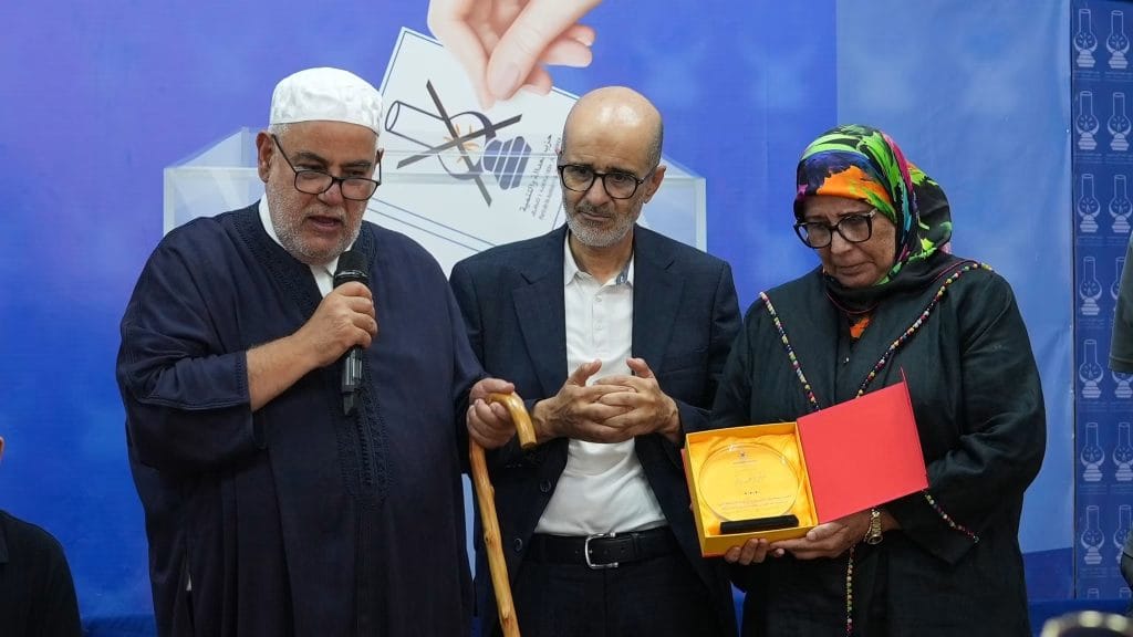 إدريس الأزمي وعبد الإله بنكيران الأمين العام لحزب العدالة والتنمية - الحقوق محفوظة