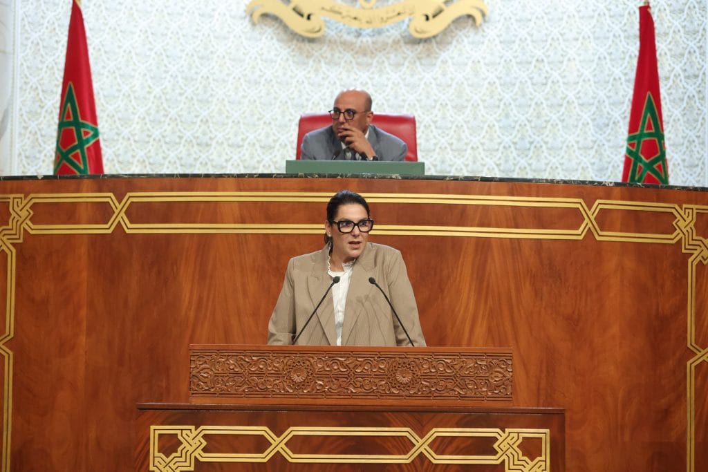فاطمة الزهراء المنصوري بمجلس المستشارين - الحقوق محفوظة