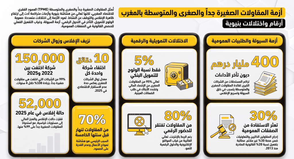 أزمة المقاولات الصغرى والمتوسطة - إنفوغرافيك