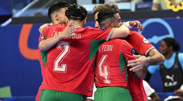 أسود القاعة يكتسحون زامبيا بسباعية ويبلغون نصف نهائي كأس إفريقيا